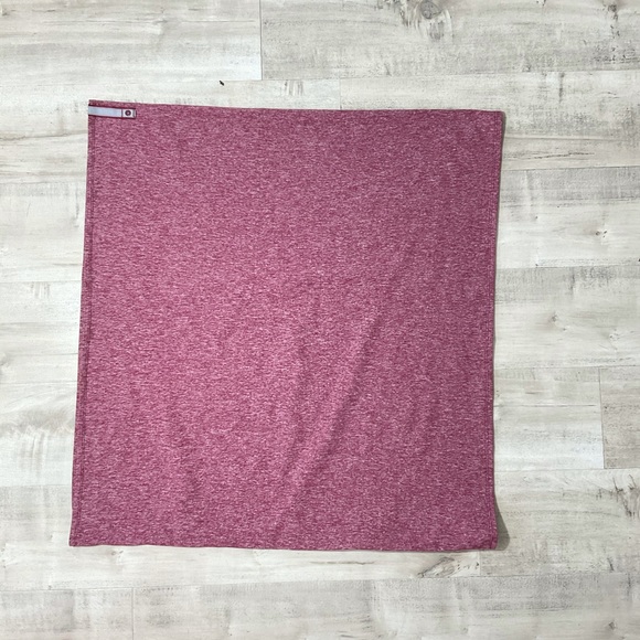 Lululemon Vinyasa Scarf Rulu Versatile Stretch Heathered Pink button infinity - Picture 6 of 6